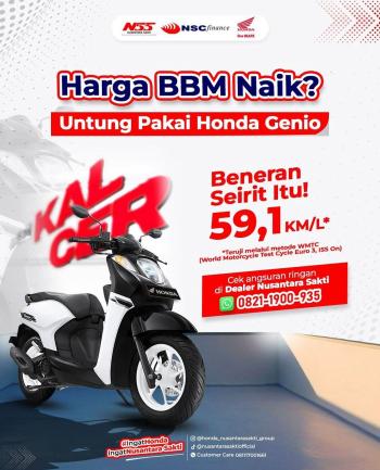 Harga BBM Naik? Honda Genio Jadi Pilihan Motor Irit untuk Aktivitas Harian
